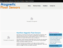 Tablet Screenshot of floatsensors.com